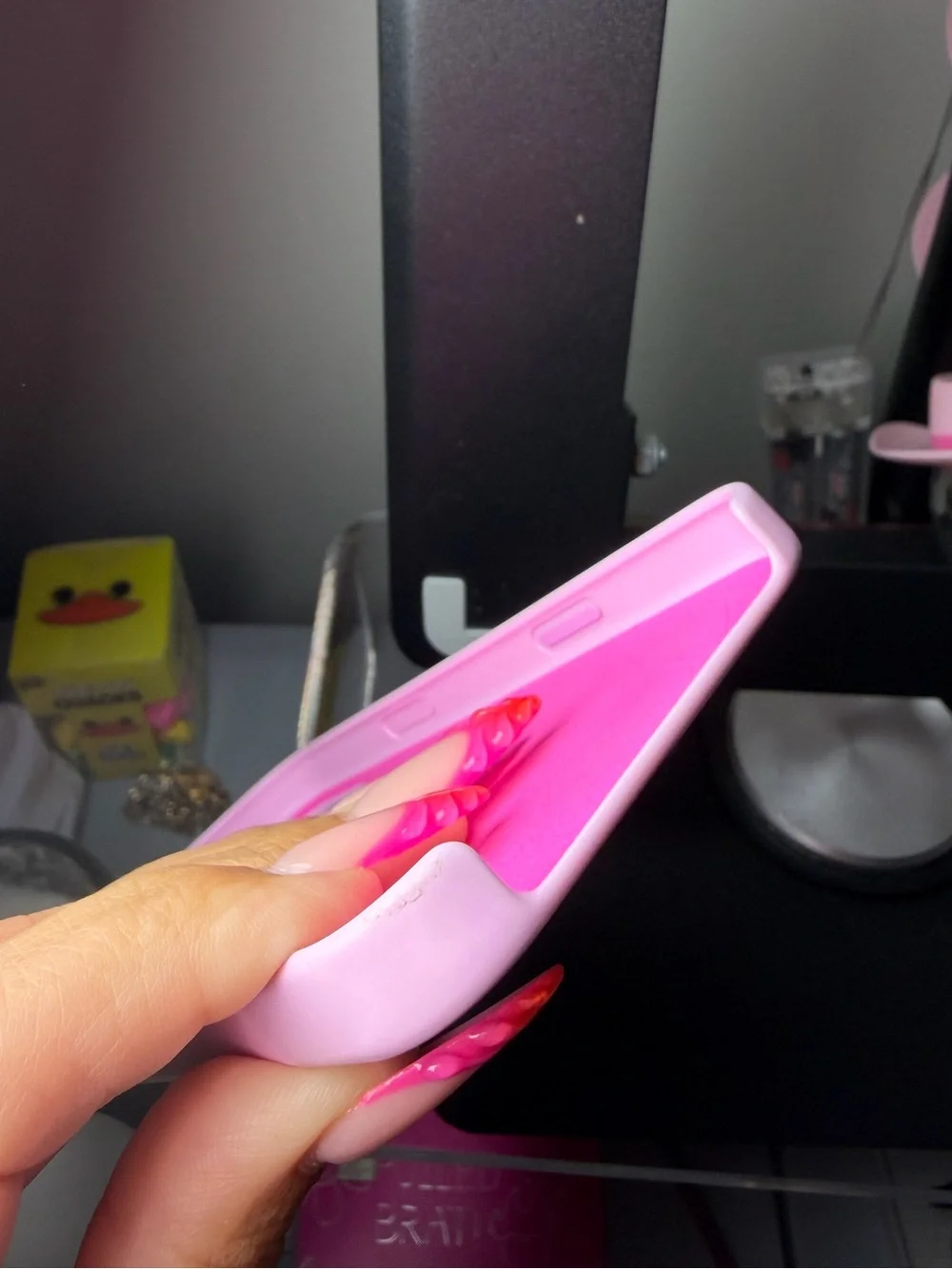 Beats by Dre Soft-Touch Pink Phone Case with Large Camera Cutout